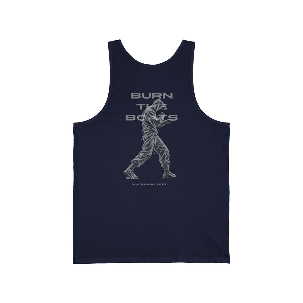 Burn the Boats Tank Top — Vintage Warrior Graphic Muscle Tank