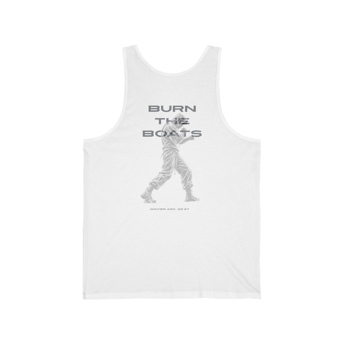 Burn the Boats Tank Top — Vintage Warrior Graphic Muscle Tank